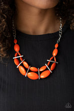 Load image into Gallery viewer, Law of the Jungle Orange Necklace
