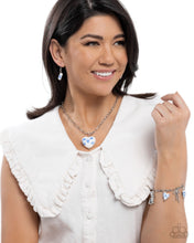 Load image into Gallery viewer, Painted Poetry Blue Necklace