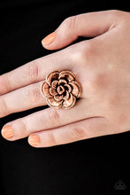 Load image into Gallery viewer, Flowerbed and Breakfast Copper Ring