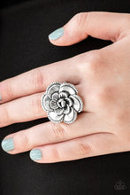 Load image into Gallery viewer, Flowerbed and Breakfast Silver Ring