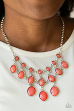 Load image into Gallery viewer, Mermaid Marmalade Orange Necklace
