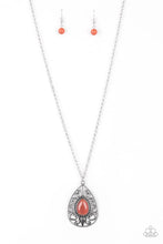 Load image into Gallery viewer, Modern Majesty Orange Necklace