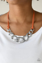 Load image into Gallery viewer, Naturally Nautical Orange Necklace
