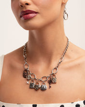 Load image into Gallery viewer, Padlock Pairing Multi Necklace