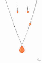 Load image into Gallery viewer, Peaceful Prairies Orange Necklace