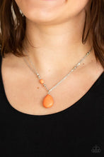 Load image into Gallery viewer, Peaceful Prairies Orange Necklace