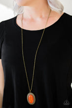 Load image into Gallery viewer, Practical Prairie Orange Necklace