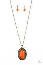 Load image into Gallery viewer, Private Paradise Orange Necklace