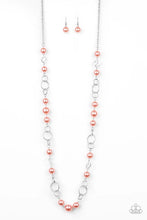 Load image into Gallery viewer, Prized Pearls Orange Necklace
