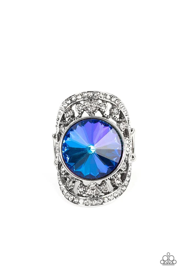 Galactic Garden Blue Ring