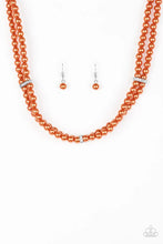 Load image into Gallery viewer, Put on Your Party Dress Orange Necklace
