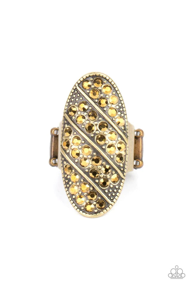 Galactic Glitz Brass Ring
