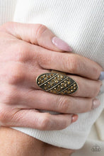 Load image into Gallery viewer, Galactic Glitz Brass Ring