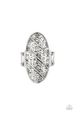 Galactic Glitz White Ring