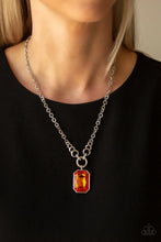 Load image into Gallery viewer, Queen Bling Orange Necklace