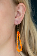 Load image into Gallery viewer, Rio Roamer Seed Bead Orange Necklace