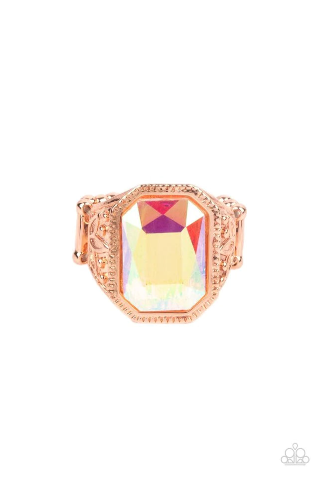 Galaxy Goddess Copper Ring