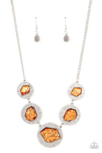 Load image into Gallery viewer, Raw Charisma Orange Necklace