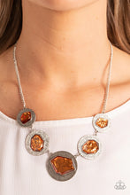 Load image into Gallery viewer, Raw Charisma Orange Necklace