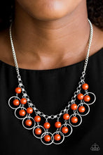 Load image into Gallery viewer, Really Rococo Orange Necklace