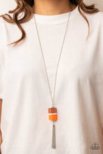 Load image into Gallery viewer, Reel it in Orange Necklace