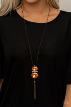 Load image into Gallery viewer, Runway Rival Orange Necklace