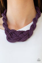 Load image into Gallery viewer, A Standing Ovation Purple Seed Bead Necklace