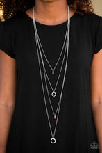 Load image into Gallery viewer, All About Elegance Purple Necklace