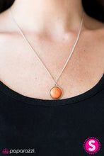 Load image into Gallery viewer, Sandstone Sunset Orange Necklace