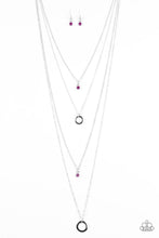 Load image into Gallery viewer, All About Elegance Purple Necklace