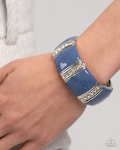 Load image into Gallery viewer, Colored Cameo Blue Bracelet