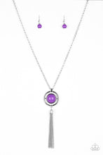Load image into Gallery viewer, Always Front and Center Purple Necklace