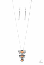 Load image into Gallery viewer, Serene Sheen Orange Necklace