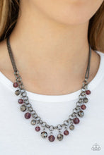 Load image into Gallery viewer, And the Crowd Cheers Purple Necklace