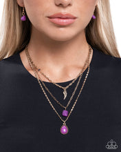 Load image into Gallery viewer, Angelic Anthem Purple Necklace