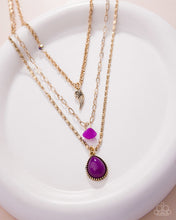 Load image into Gallery viewer, Angelic Anthem Purple Necklace