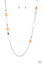Load image into Gallery viewer, Sheer as Fate Orange Necklace