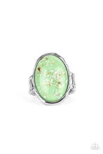 Load image into Gallery viewer, Glitter With Envy Green Ring