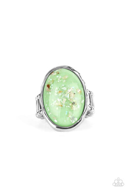 Glitter With Envy Green Ring