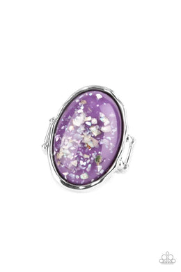 Glitter With Envy Purple Ring