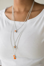 Load image into Gallery viewer, Soar With the Eagles Orange Necklace