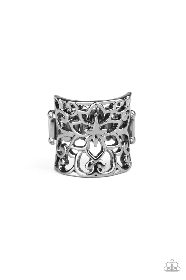 Guru Garden Black Ring