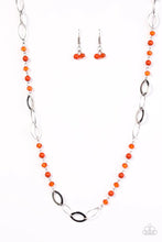 Load image into Gallery viewer, Sparkling Sophistication Orange Necklace