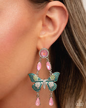 Load image into Gallery viewer, Fluttering Finish Multi Post Earrings