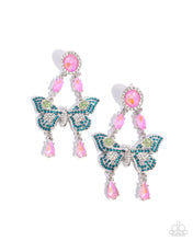 Load image into Gallery viewer, Fluttering Finish Multi Post Earrings