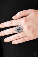 Load image into Gallery viewer, Blooming Fireworks Purple Ring