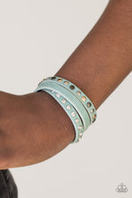Load image into Gallery viewer, Catwalk Casual Blue Triple Wrap