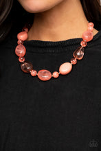 Load image into Gallery viewer, Staycation Stunner Orange Necklace