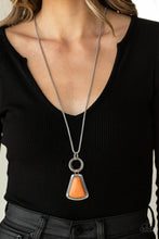Load image into Gallery viewer, Stone Prairies Orange Necklace
