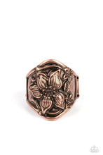 Load image into Gallery viewer, Hibiscus Harbor Copper Ring